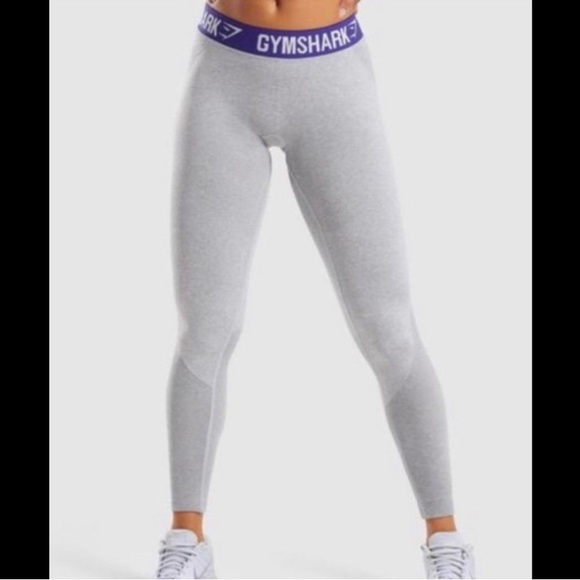 Gymshark V3 Flex Grey Marl Leggings - Picture 1 of 7